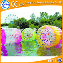 Custom made tanques de água inflável gigante, bolas de água infláveis, rolo de água inflável
